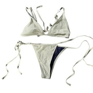 Size S Somerfield Swim Stylish Green Bikini Set